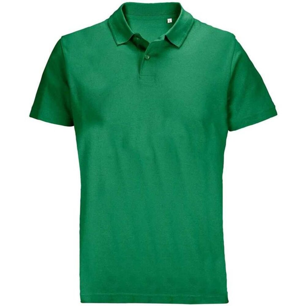 SOLS Unisex Adult Pulse Pique Polo Shirt / Kelly Green